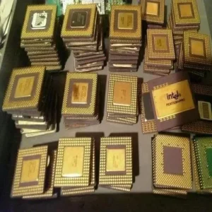 Cpu Ceramic Processor Scrap (486 & 386 CPU SCRAP)